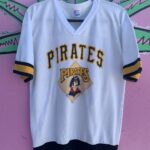 AS-IS 1988 MLB PITTSBURGH PIRATES  STRIPED T-SHIRT