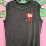 AS-IS PERFECTLY FADED & THREADBARE 1983 U2 WAR TOUR CONCERT SLEEVELESS T-SHIRT