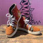 FUN HEAVY TEXTILE HIGH TOP LACE-UP SNEAKERS