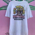 AS-IS 1990S BOB MARLINS SPORTFISHING BAHAMAS GRAPHIC T-SHIRT