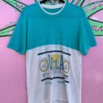 AS-IS UCLA PAPER THIN COLORBLOCK DOUBLE COLLAR T-SHIRT