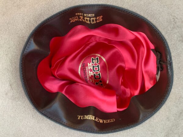 COWBOY HAT W/ FUNKY METAL EMBELISHMENTS