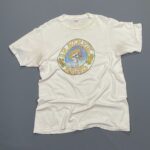 KILLER! PAPER THIN GRATEFUL DEAD BERTHA SKULL SINGLE STITCHED WATER PRINT T-SHIRT