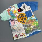 CRAZY PATCHWORK POCKET TEE TSHIRT