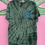 TIEDYE SANTA CRUZ CONTRAST STITCHED TSHIRT