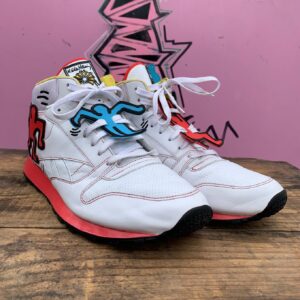 Photo detail:REEBOK COOL LEATHER MID LUX KEITH HARING SNEAKER V44585