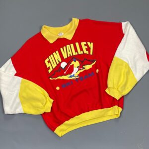 Photo detail:RAD! COLORBLOCK SUN VALLEY SKI TEAM COLLARED SWEATSHIRT PUFF GRAPHIC