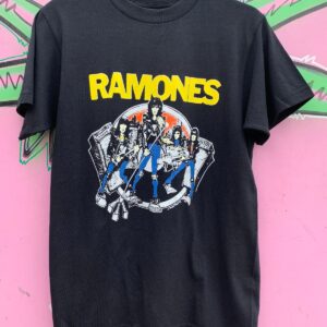 Photo detail:BOOTLEG RAMONES ROAD TO RUIN GRAPHIC T-SHIRT