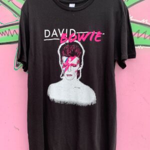 Photo detail:BOOTLEG DAVID BOWIE ZIGGY STARDUST GRAPHIC T-SHIRT