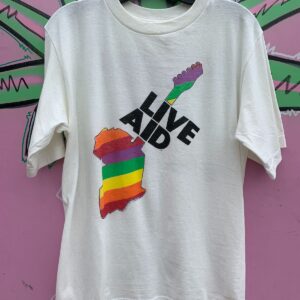 Photo detail:BOOTLEG LIVE AID THIS SHIRT SAVES LIVES CONCERT T-SHIRT