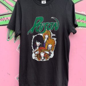 Photo detail:BOOTLEG POISON BAND GRAPHIC T-SHIRT