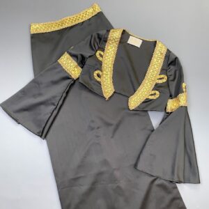 Photo detail:1960S 2 PIECE SET SILKY SKIRT AND CROPPED BOLERO JACKET I DREAM OF JEANNIE