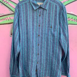 Photo detail:LONG SLEEVE BUTTON DOWN WOVEN TEXTILE SHIRT