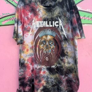 Photo detail:REPOP TIE DYE METALLICA IN VERTIGO YOU WILL BE SKULL T-SHIRT