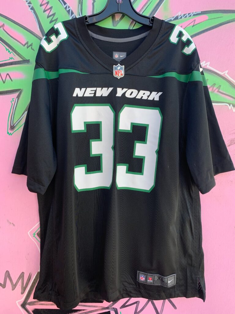 NFL NEW YORK JETS #33 ADAMS FOOTBALL JERSEY