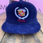 CADILLAC EMBROIDERED CORDUROY SNAPBACK HAT