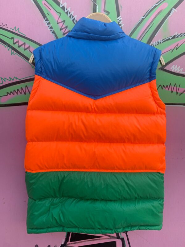 NEON COLORBLOCK REVERSIBLE PUFFER VEST