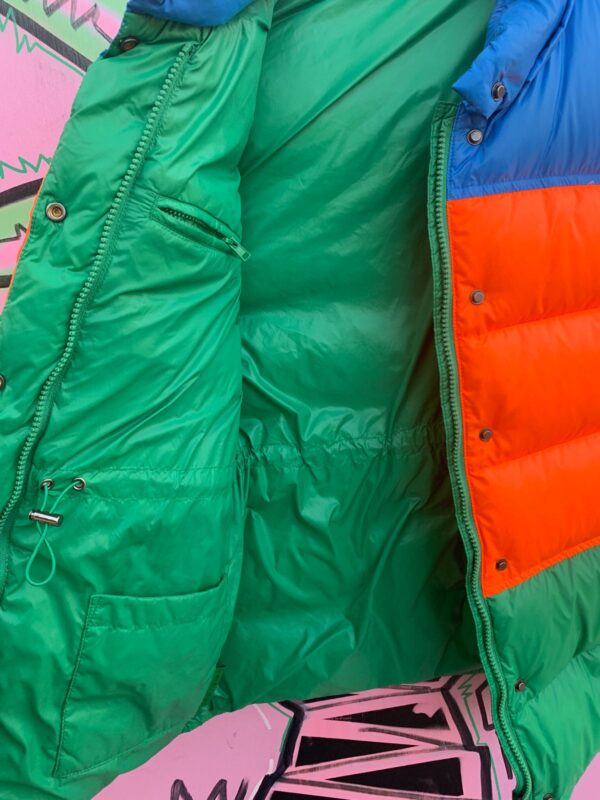 NEON COLORBLOCK REVERSIBLE PUFFER VEST