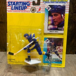 Photo detail:1993 BRETT HULL ST LOUIS BLUES STARTING LINEUP HOCKEY ACTION FIGURE