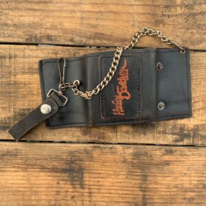 Photo detail:LEATHER FOLDING HARLEY DAVIDSON RUSTY CHAIN BELT