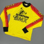 RAD!!! 1970S-80S SCORPION BMX LONG SLEEVE MESH JERSEY SHIRT