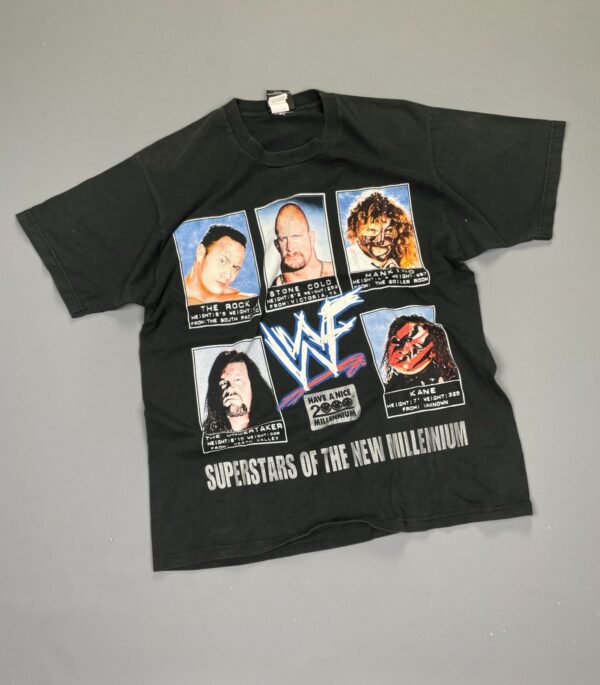 WWF SUPERSTARS OF THE NEW MILLENIUM Y2K ROCK, STONE COLD, MANKIND, UNDERTAKER KANE WWF ATTITUDE