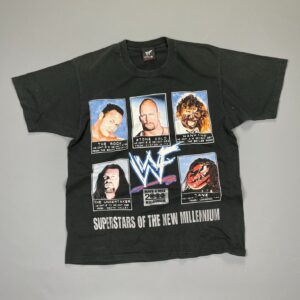 Photo detail:WWF SUPERSTARS OF THE NEW MILLENIUM Y2K ROCK, STONE COLD, MANKIND, UNDERTAKER KANE WWF ATTITUDE