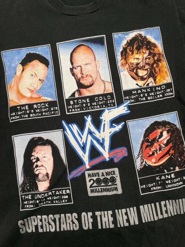 WWF SUPERSTARS OF THE NEW MILLENIUM Y2K ROCK, STONE COLD, MANKIND, UNDERTAKER KANE WWF ATTITUDE