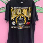 1996 AFC CHAMPS PITTSBURGH STEELERS SUPERBOWL T-SHIRT