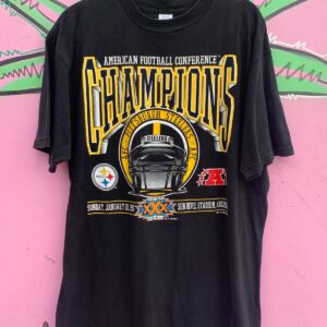 Photo detail:1996 AFC CHAMPS PITTSBURGH STEELERS SUPERBOWL T-SHIRT