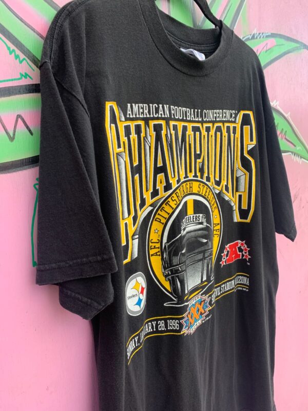 1996 AFC CHAMPS PITTSBURGH STEELERS SUPERBOWL T-SHIRT