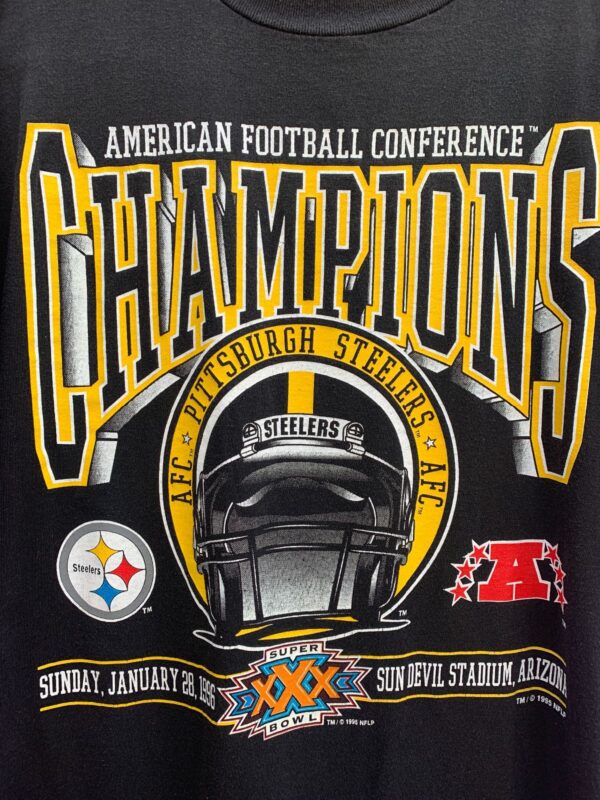 1996 AFC CHAMPS PITTSBURGH STEELERS SUPERBOWL T-SHIRT