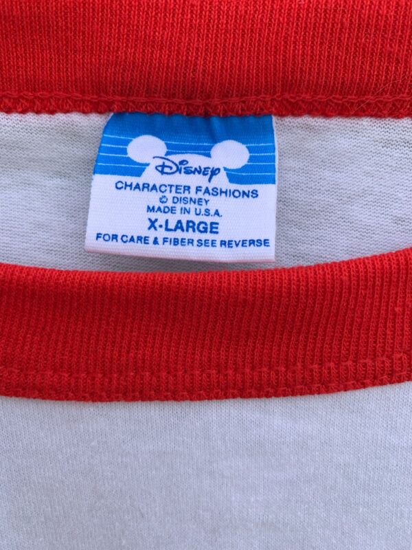 KILLER! 1980S DEADSTOCK SHORT SLEEVE MICKEY MOUSE RAGLAN TEE