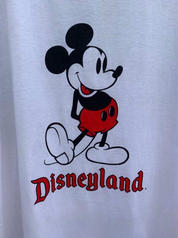 KILLER! 1980S DEADSTOCK SHORT SLEEVE MICKEY MOUSE RAGLAN TEE