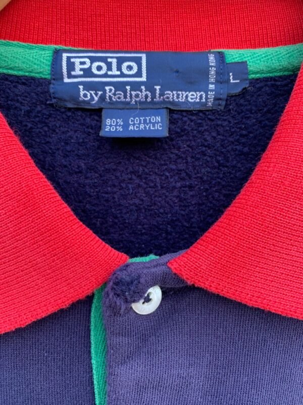 POLO BY RALPH LAUREN GOLF CLUB SHIELD COLLARED SWEATER