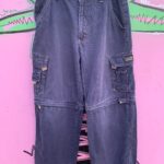 1990S BRUSHED TWILL  CARGO PANTS SMALL FIT