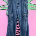 1990S DENIM CARGO PANTS SMALL FIT