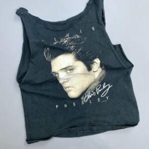 Photo detail:COOL! 1990S ELVIS PRESLEY PORTRAIT CROPPED & CUT TANK