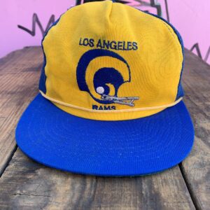 Photo detail:RETRO NFL LOS ANGELES RAMS TRUCKER SNAPBACK HAT