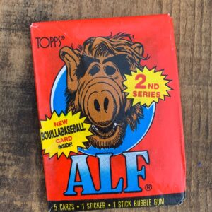 Photo detail:SEALED 1987 ALF TV SHOW 2ND SERIES TOPPS TRADING CARD PACK W/ GUM