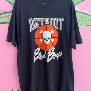 Photo detail:1988 NBA DETROIT PISTONS DETROIT BAD BOYS GRAPHIC SINGLE STITCH T-SHIRT