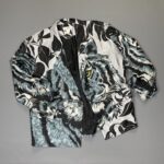 SOOO AMAZING!!! 1980S-90S SILKY ALLOVER TIGER PRINT BLAZER JACKET