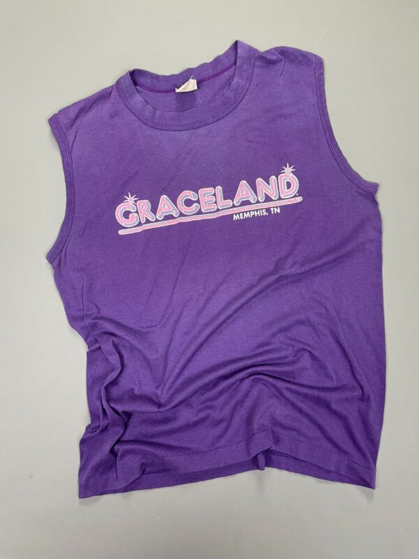 RAD! 1970S-80S SLEEVELESS GRACELAND TOURIST TEE