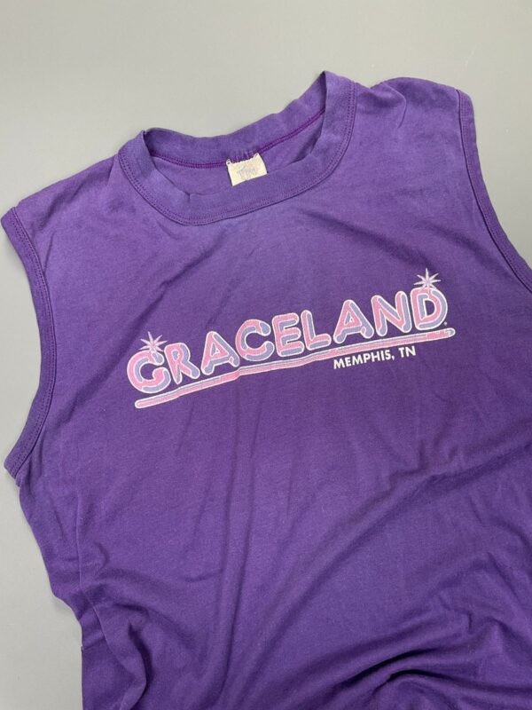 RAD! 1970S-80S SLEEVELESS GRACELAND TOURIST TEE