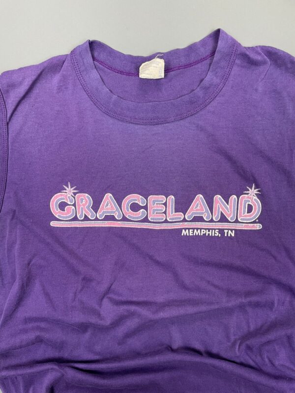 RAD! 1970S-80S SLEEVELESS GRACELAND TOURIST TEE