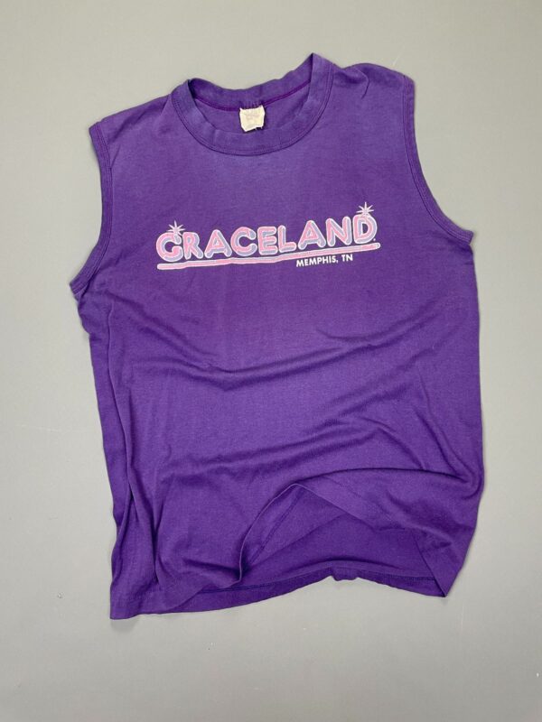 RAD! 1970S-80S SLEEVELESS GRACELAND TOURIST TEE