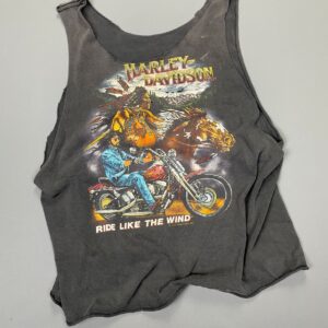 Photo detail:SO RAD! RIDE LIKE THE WIND HARLEY DAVIDSON CUT SLEEVE TANK