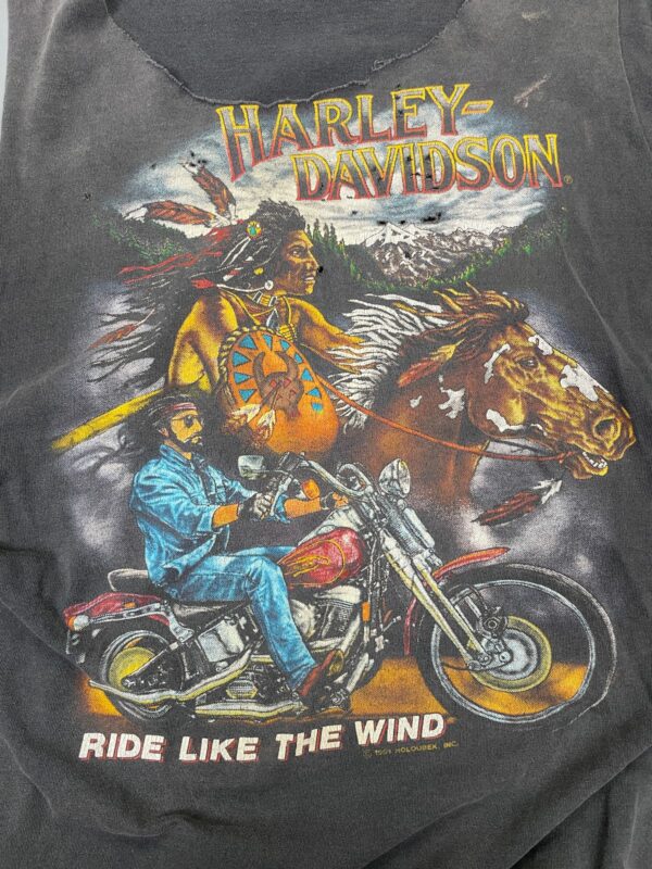 SO RAD! RIDE LIKE THE WIND HARLEY DAVIDSON CUT SLEEVE TANK