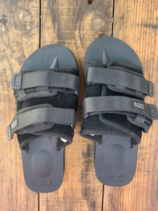 SUICOKE MOTO VPO OPEN TOE CHUNKY SANDALS