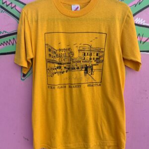 Photo detail:PIKES PLACE SEATTLE GRAPHIC SINGLE STITCH T-SHIRT